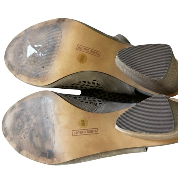 Vince Camuto Peep Toe Booties - Size 9 - Picture 5 of 10